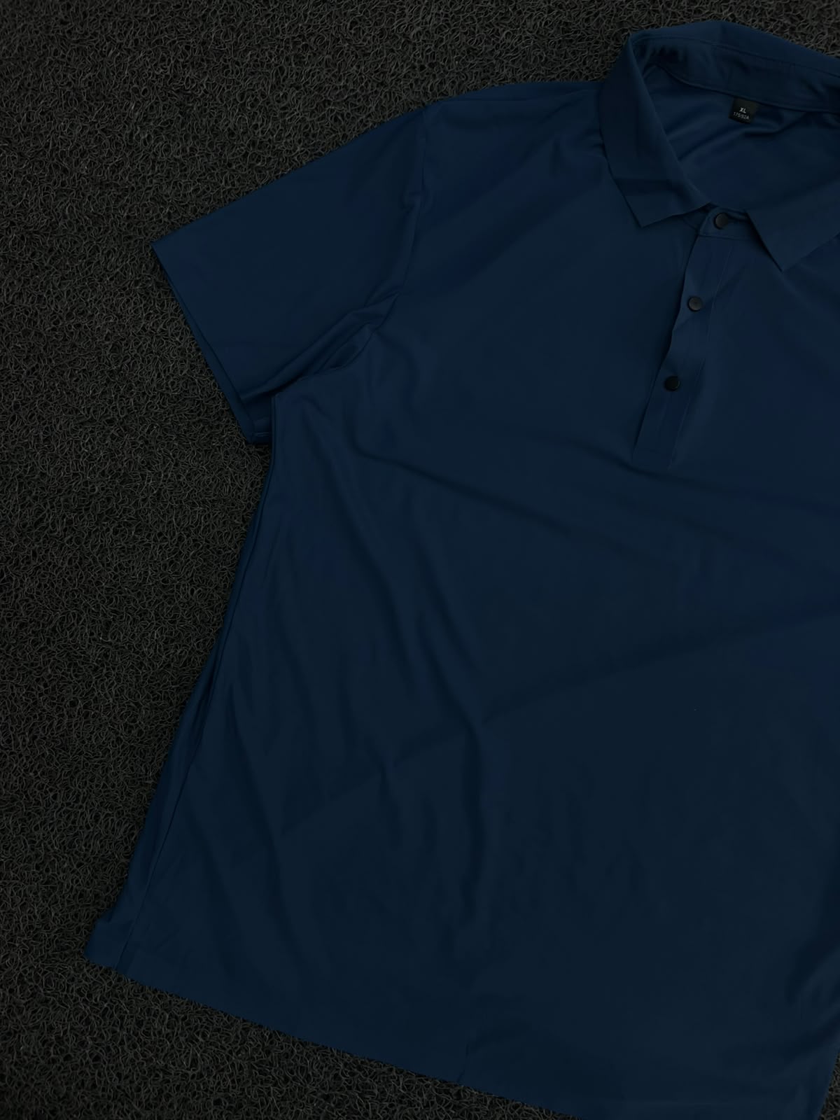 Blue Plain Polo T-Shirt – Short Sleeve