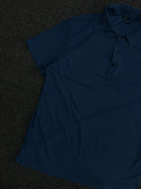 Blue Plain Polo T-Shirt – Short Sleeve