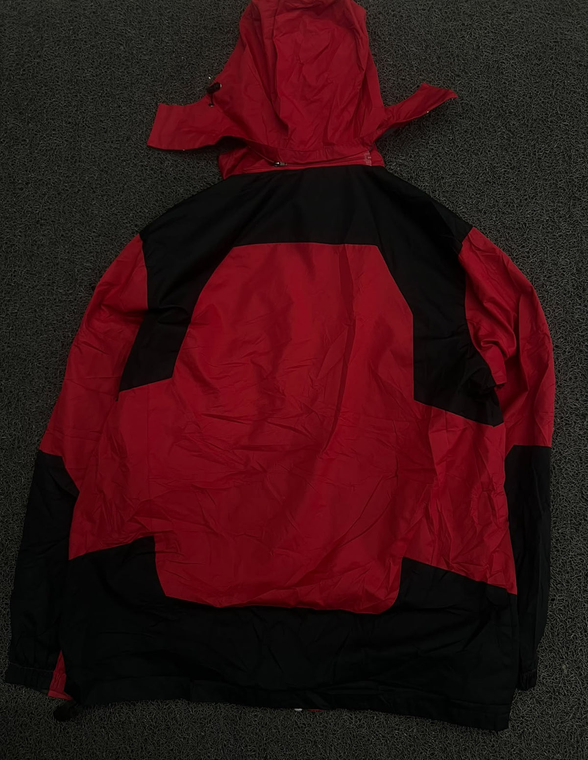 Red & Black Hooded Outdoor Waterproof Jacket | Superusa Mountainwear Jacket ⚠️ Small Damage
