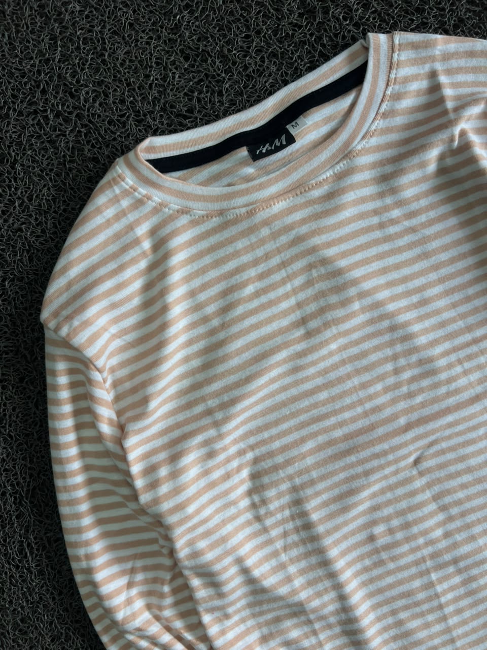Striped Long-Sleeve T-Shirt – Casual Basic Top