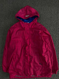 Hooded Rain Jacket | Lightweight Windbreaker | Thrifted Outerwear