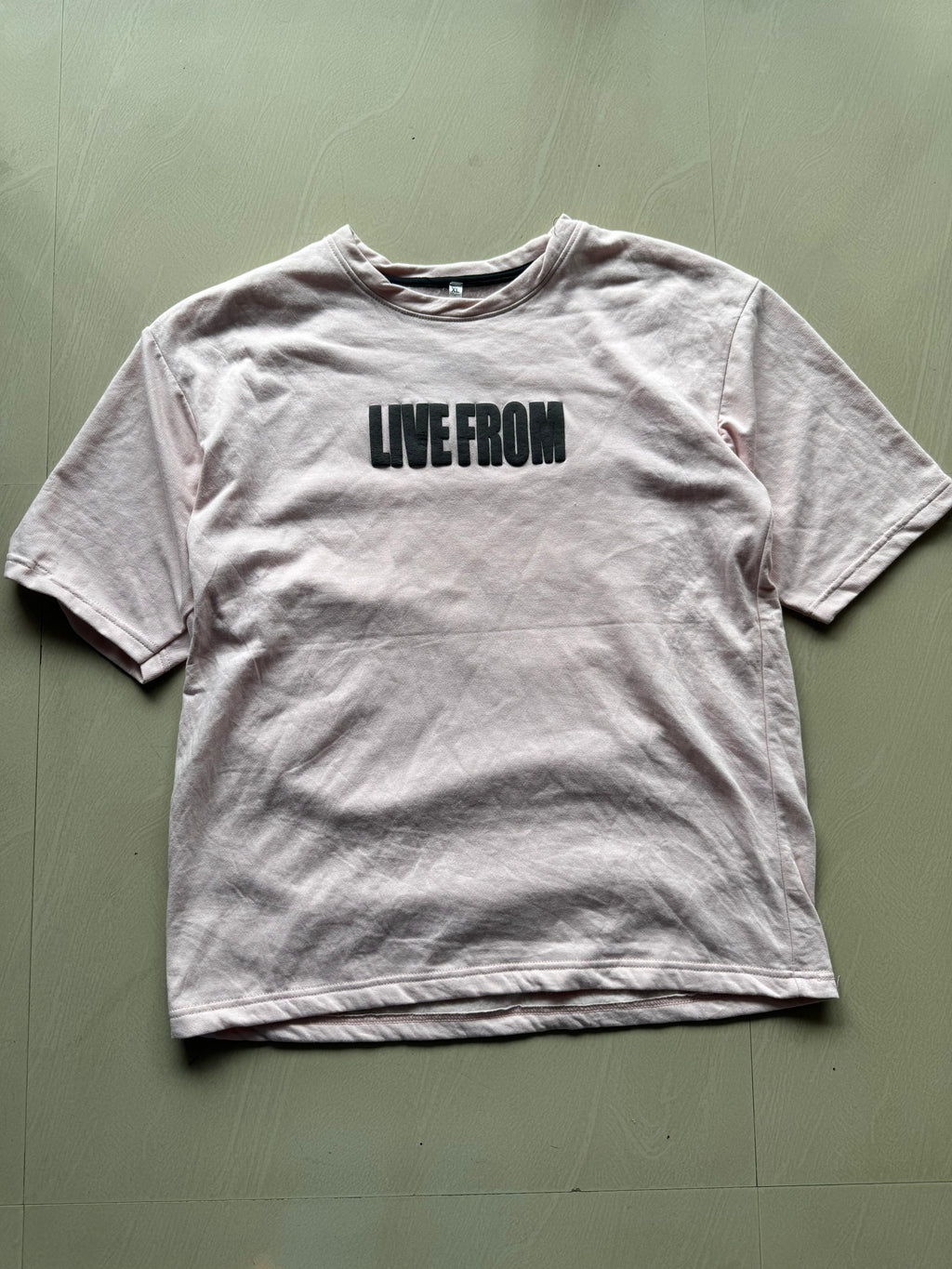 Men's Oversized Graphic T-Shirt – Live From Print
