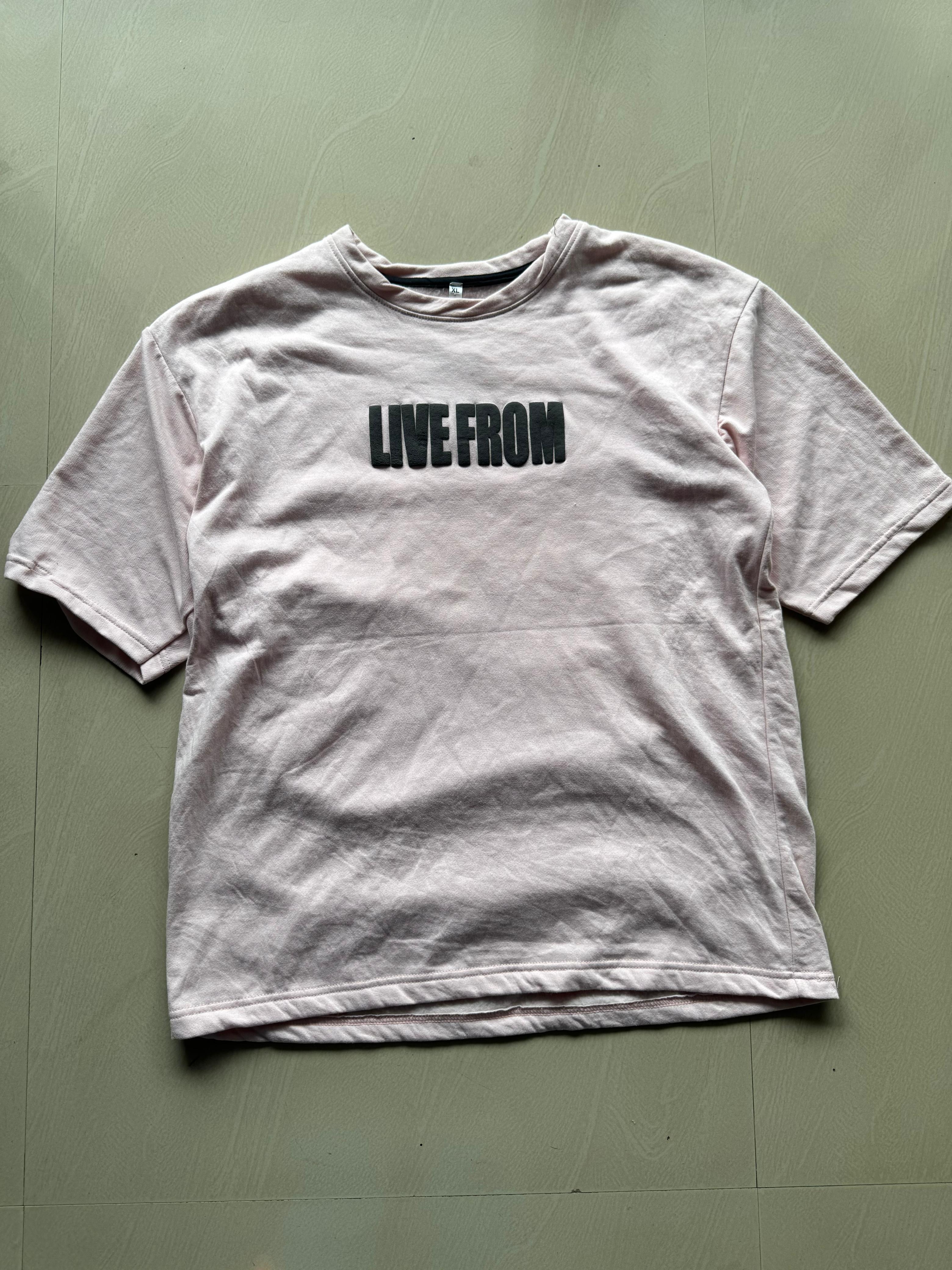 Men's Oversized Graphic T-Shirt – Live From Print