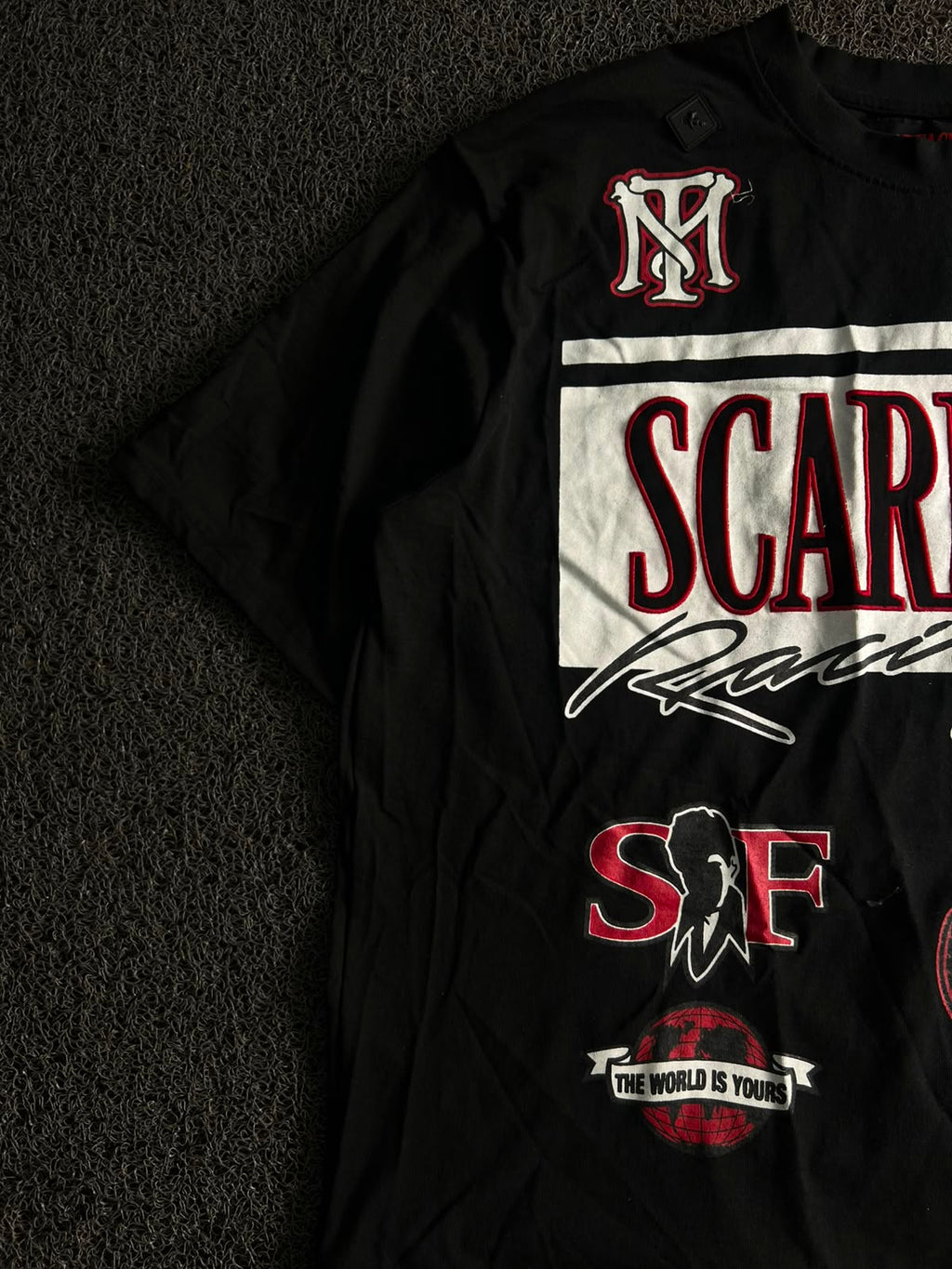 Vintage Scarface Racing Graphic T-Shirt – Streetwear Tee