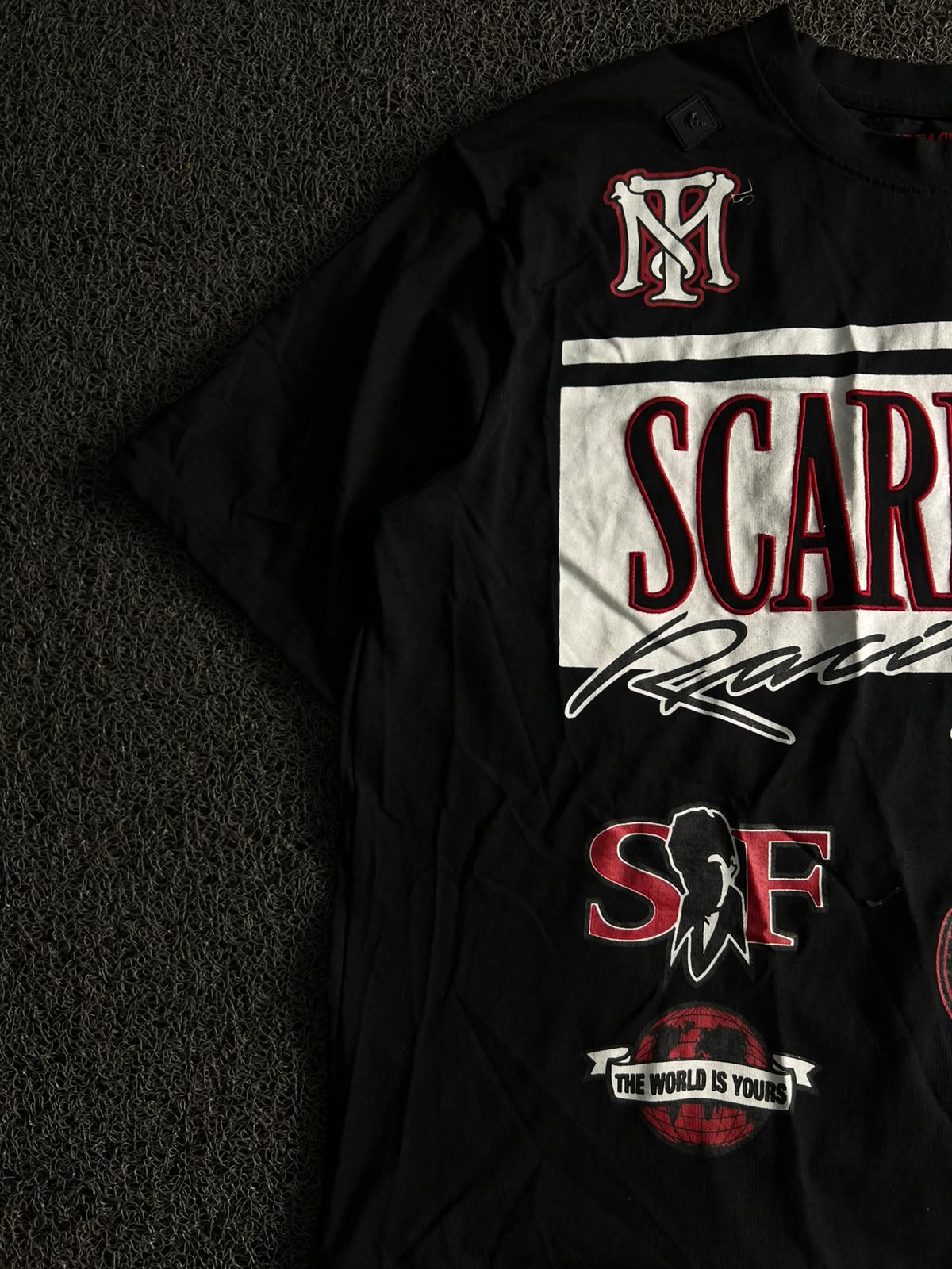 Vintage Scarface Racing Graphic T-Shirt – Streetwear Tee