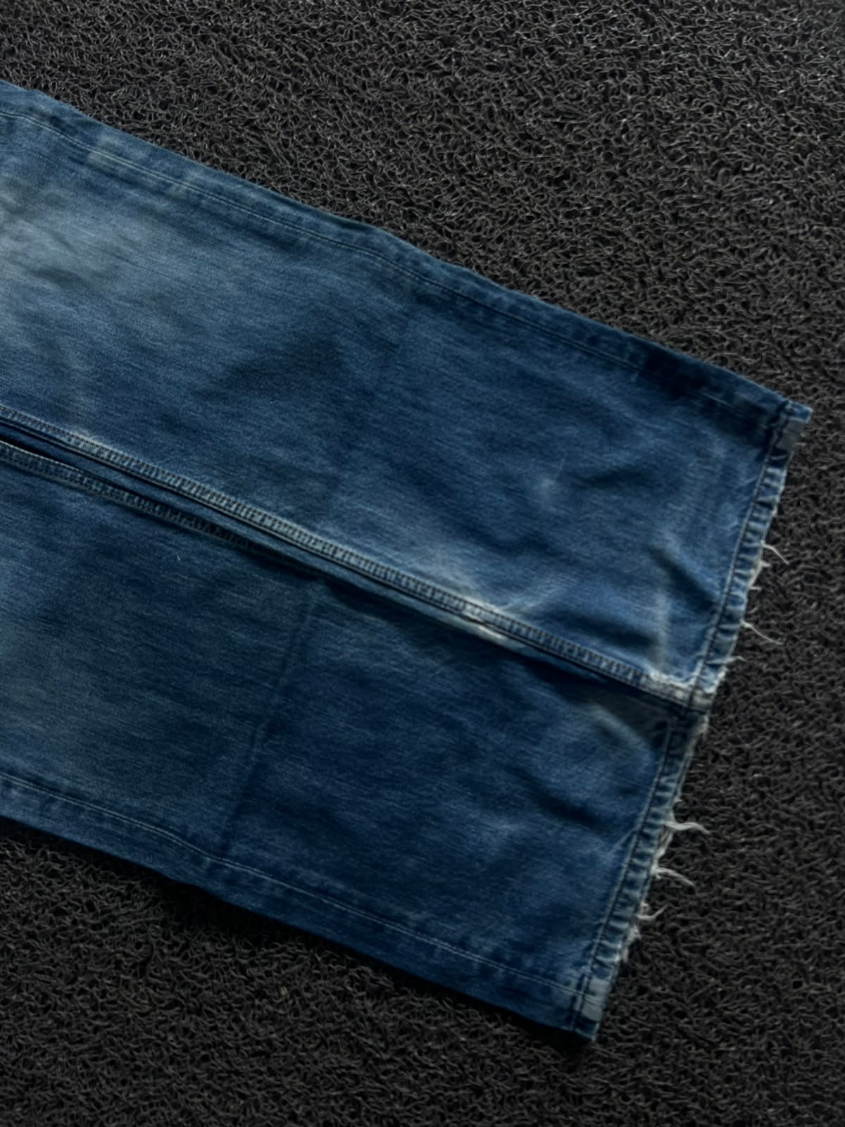 Diesel Distressed Blue Wide Leg Denim Jeans ⚠️ Small Damage