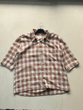 Hellfire Club Hawkins Oversized Boxy Check Shirt