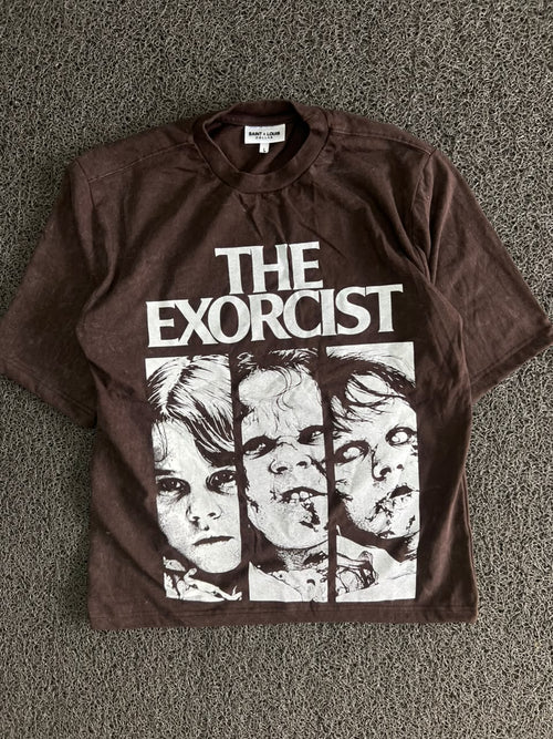 Saint X Loun Brown “The Exorcist” Graphic Print T-Shirt