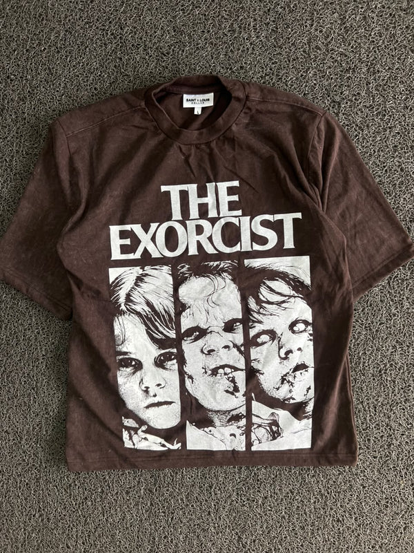 Saint X Loun Brown “The Exorcist” Graphic Print T-Shirt