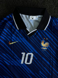 Nike France #10 Mbappé Blue Home Football Jersey – Five Sleeve Collared Edition
