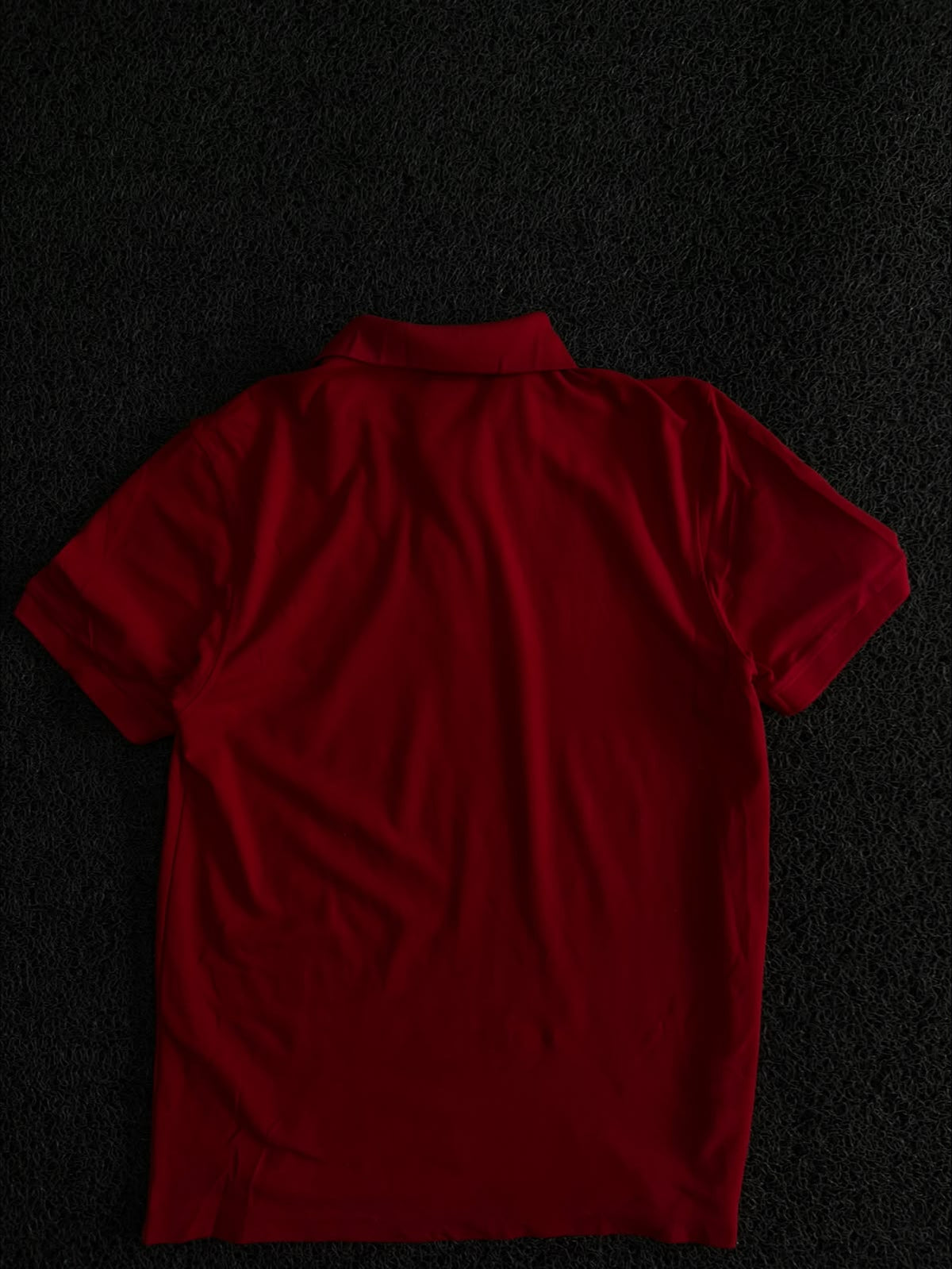 Red Chinese Character Polo T-Shirt – Short Sleeve