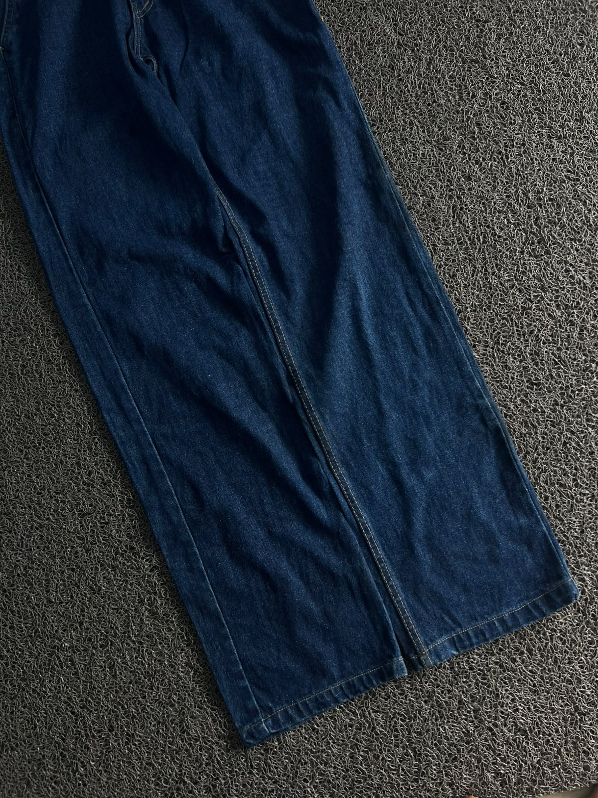 Vintage Dark Wash Wide Leg Thrift Jeans 👖