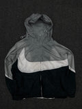 Color Block Hooded Windbreaker Jacket