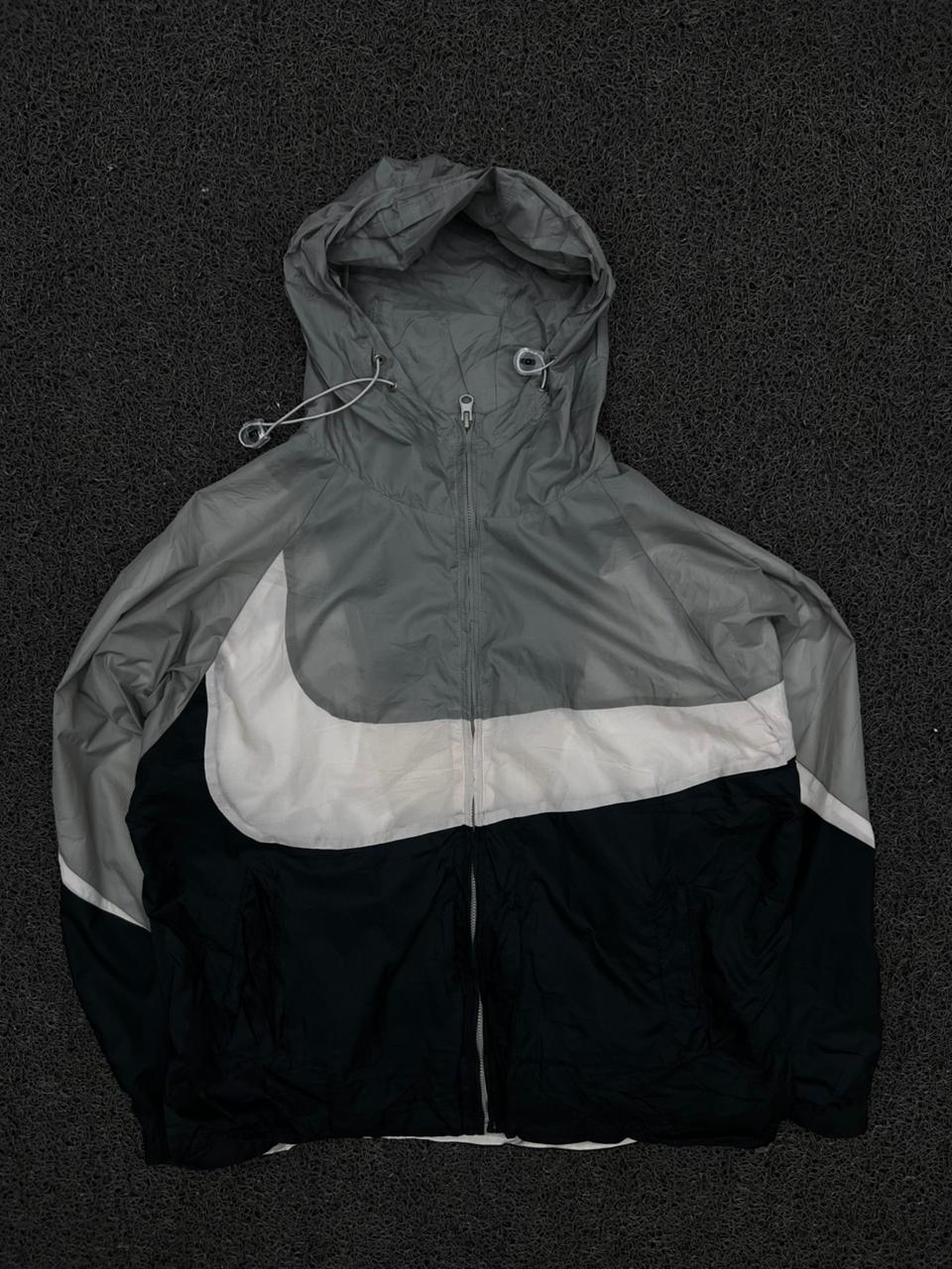 Color Block Hooded Windbreaker Jacket