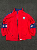 Red Sailing Windbreaker Jacket | Waterproof Full-Zip Retro Outdoor Coat | No Zip⚠️