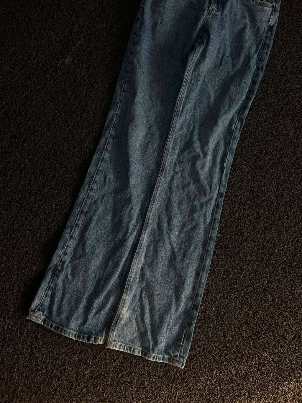 ZARA Vintage Light Wash Wide Leg Denim Jeans