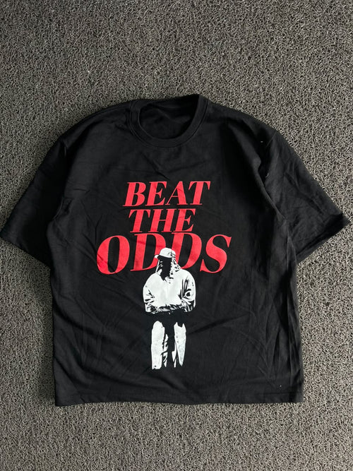 Beat The Odds Graphic Oversized T-Shirt