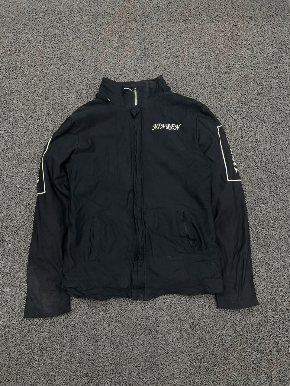 Vintage Ninren Embroidered Full Zip Lightweight Jacket