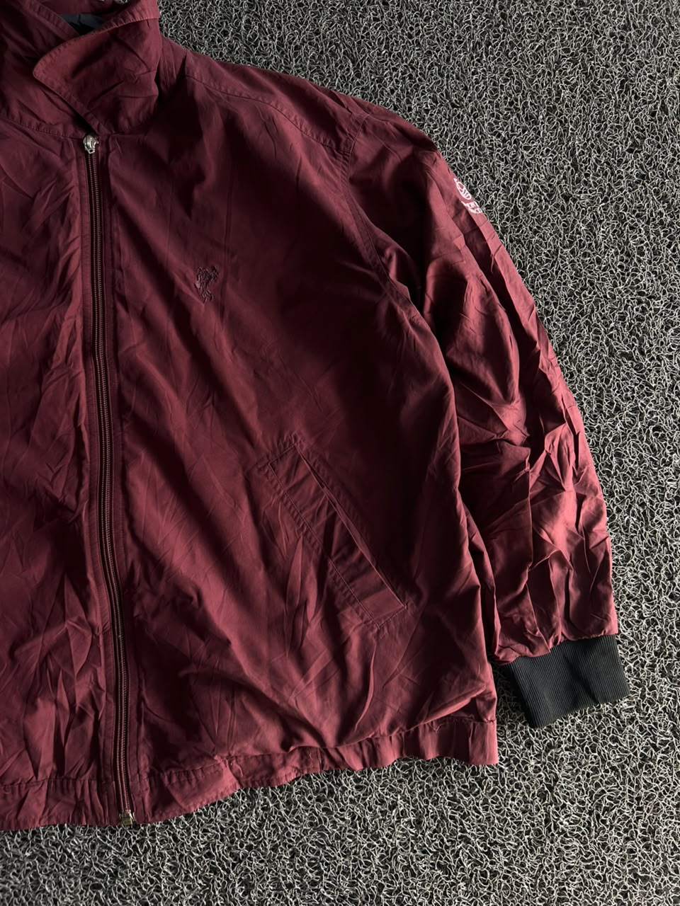 High-Neck Zip-Up Bomber Jacket – Classic Casual Lightweight Outerwear