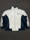 Vintage Beijing 2008 Olympic Games Track Jacket – White & Navy Full Zip Sports Windbreaker