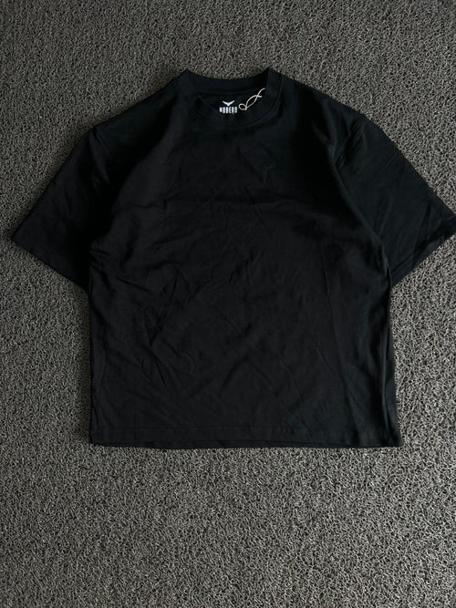 Black Nobero Classic Crew Neck T-Shirt