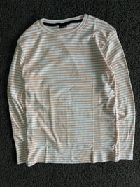 Striped Long-Sleeve T-Shirt – Casual Basic Top