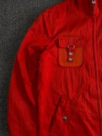 Vintage Utility Field Jacket with Multi-Pocket Design