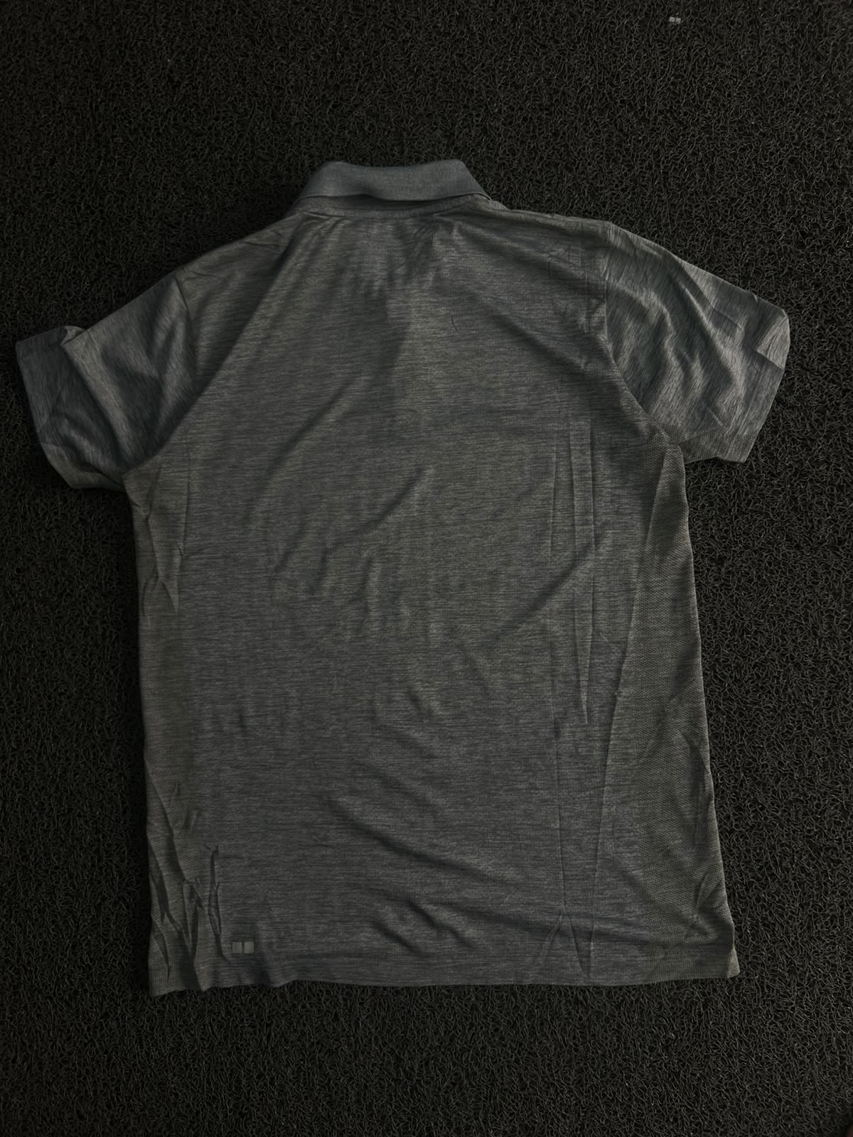 Men’s Melange Polo T-Shirt with Classic Collar