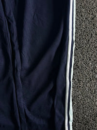 Vintage Track Pants with White Side Stripes
