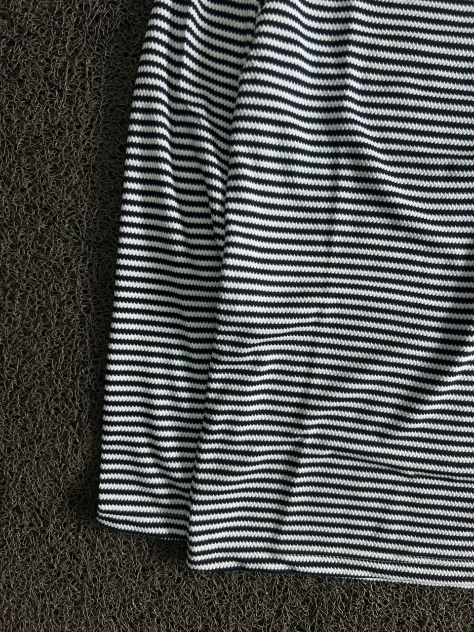 H&M Black & White Striped Long Sleeve T-Shirt