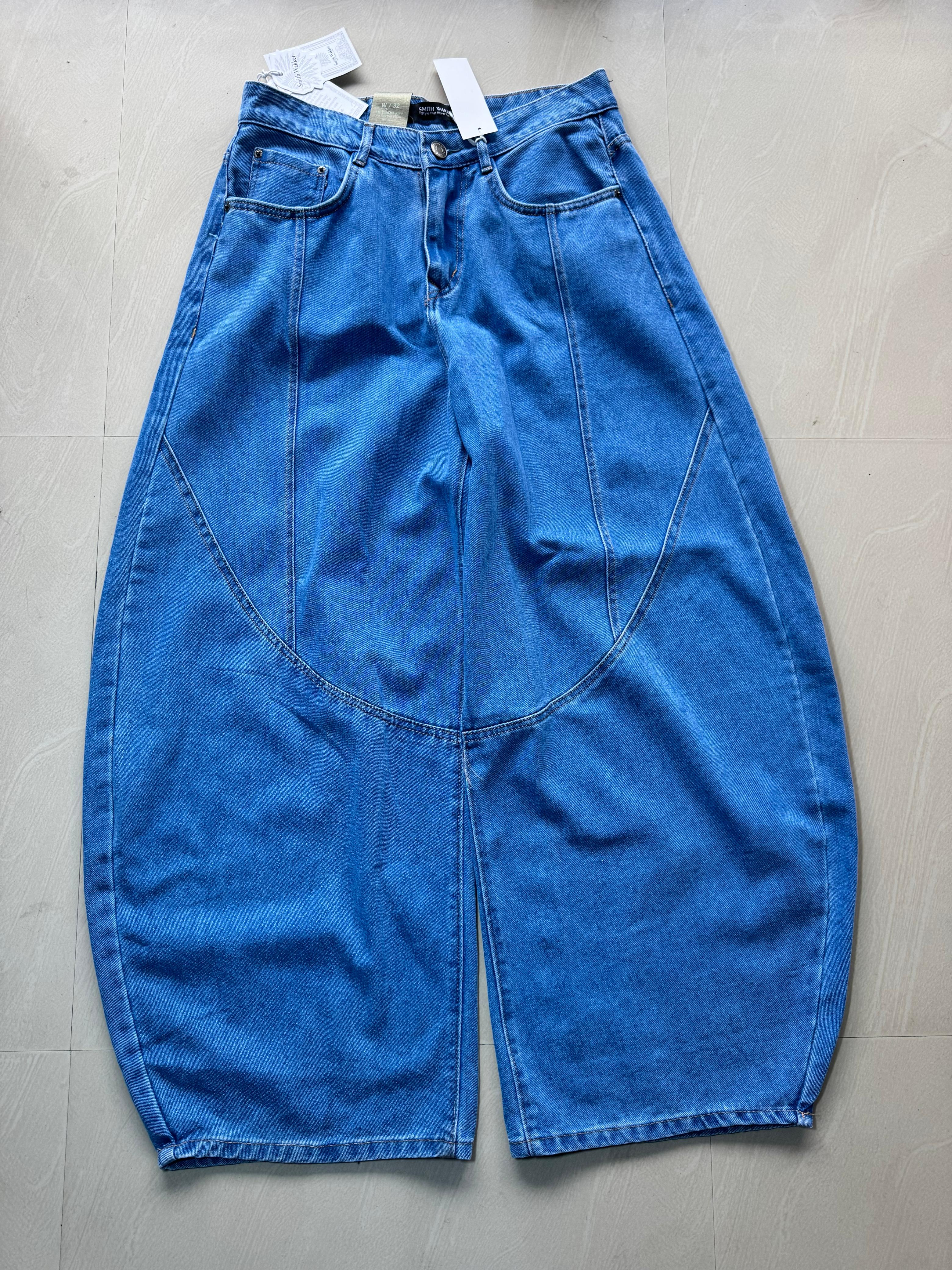 Oversized Super Baggy Curved Fit Jeans