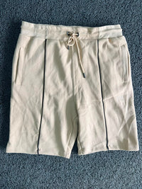 Ferré Milano Drawstring Sweat Shorts with Contrast Side Piping