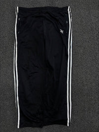 Vintage Adidas Black Side-Stripe Track Pants