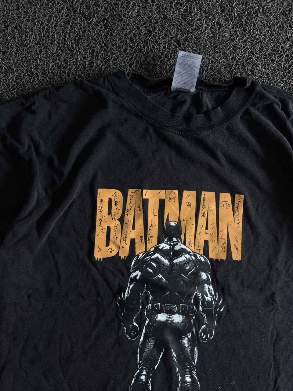 Batman Graphic Print Black T-Shirt – Oversized Casual Streetwear Tee