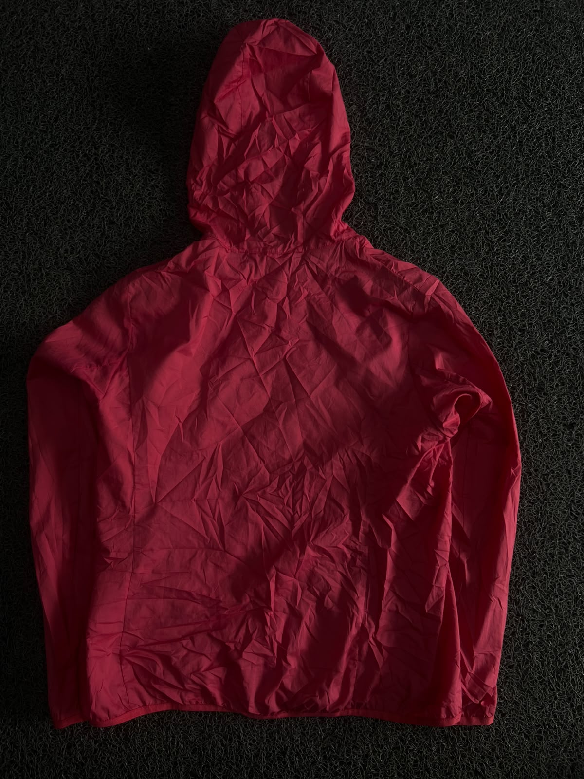 Hooded Lightweight Windbreaker Jacket with Full-Zip Front & Adjustable Hood