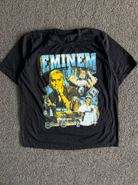 Eminem “Slim Shady” Graphic Print Black T-Shirt