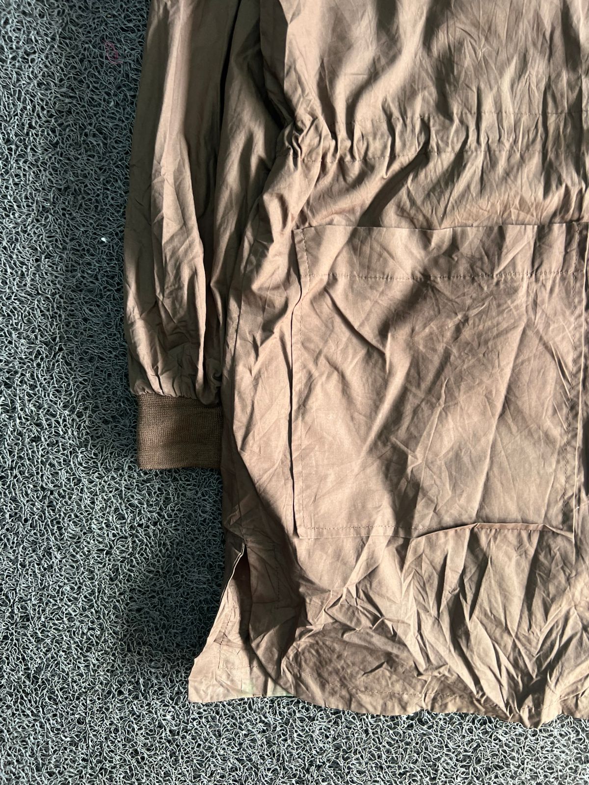 Burberry Brown Lightweight Zip-Up Utility Jacket