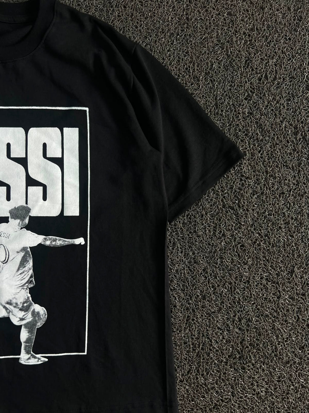 Lionel Messi Graphic Print Oversized T-Shirt