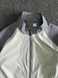 Two-Tone Lightweight Zip-Up Jacket ⚠️ Small Stains