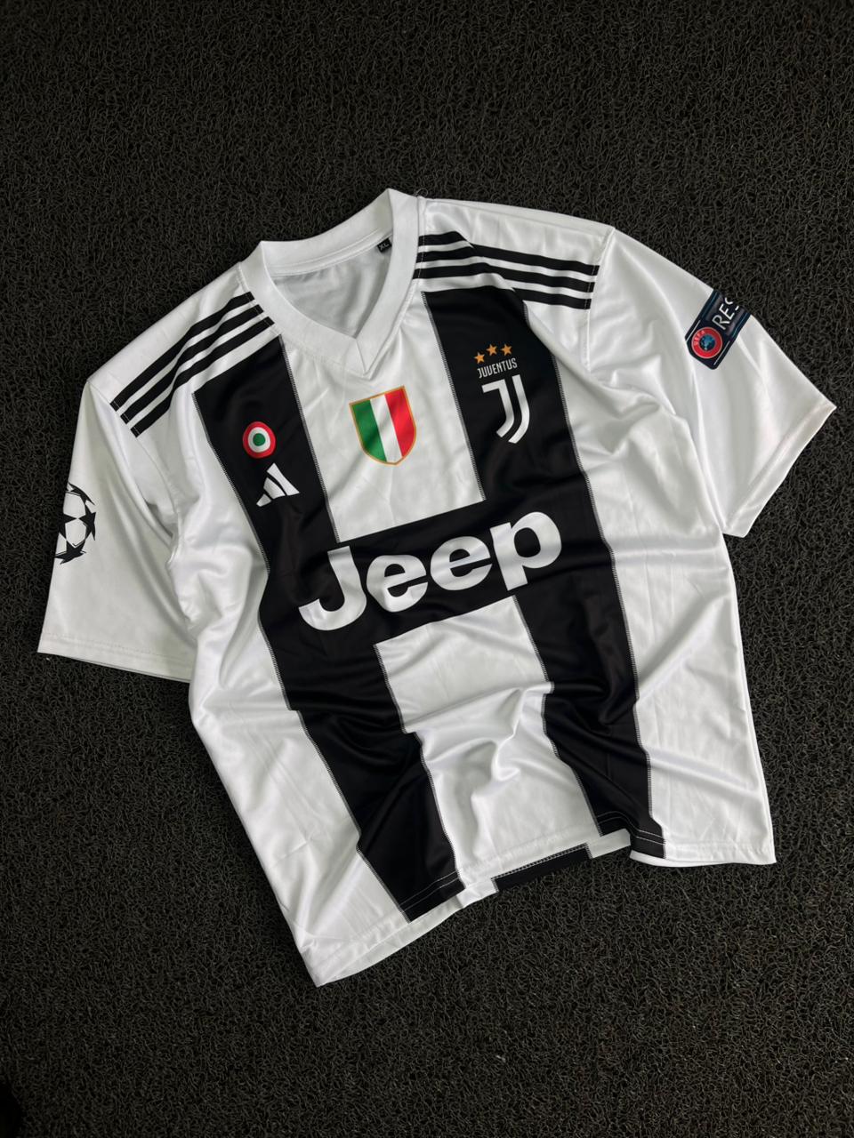Juventus 2018/19 Home Jersey – Dybala #21 | Champions League Edition | Five Sleeve Jersey