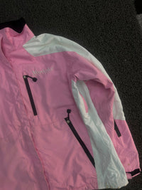 Vintage Muskoka Pink & White Outdoor Jacket ⚠️ Small Stains