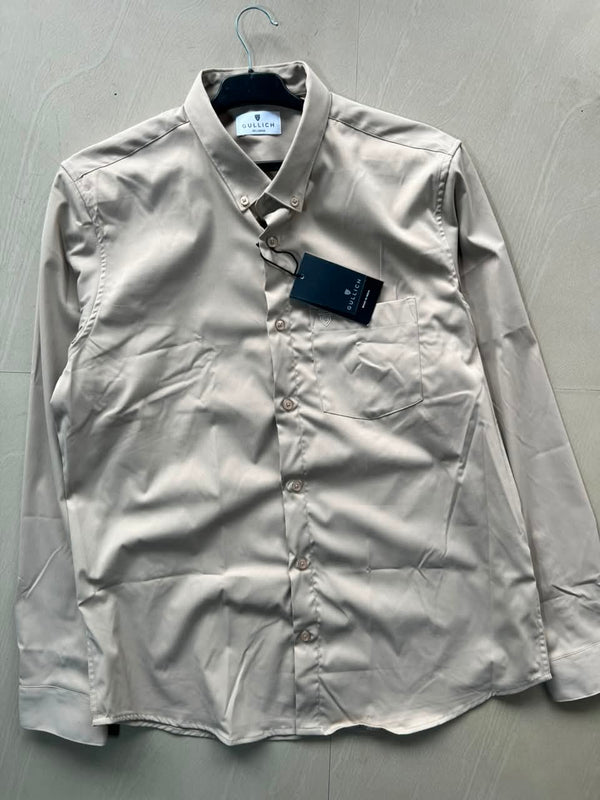 Men's Classic Ivory Button-Down Formal Shirt