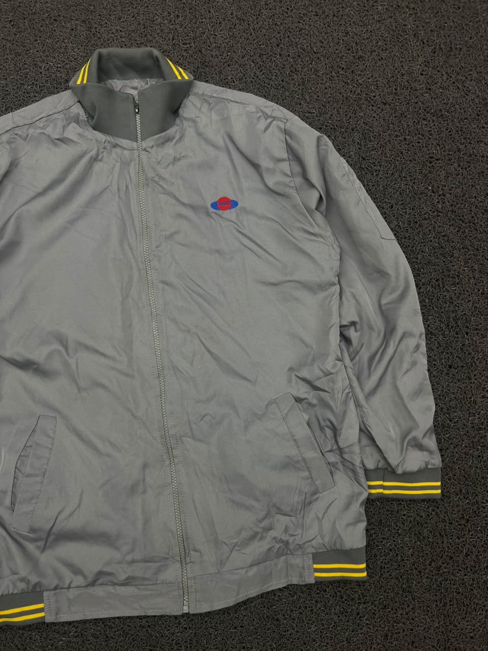 Vintage Planet Logo Windbreaker Jacket Full Zip Track Jacket