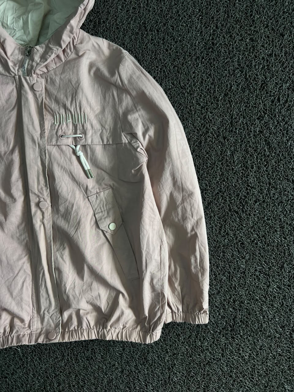 Hooded Full-Zip Jacket with Front Pockets