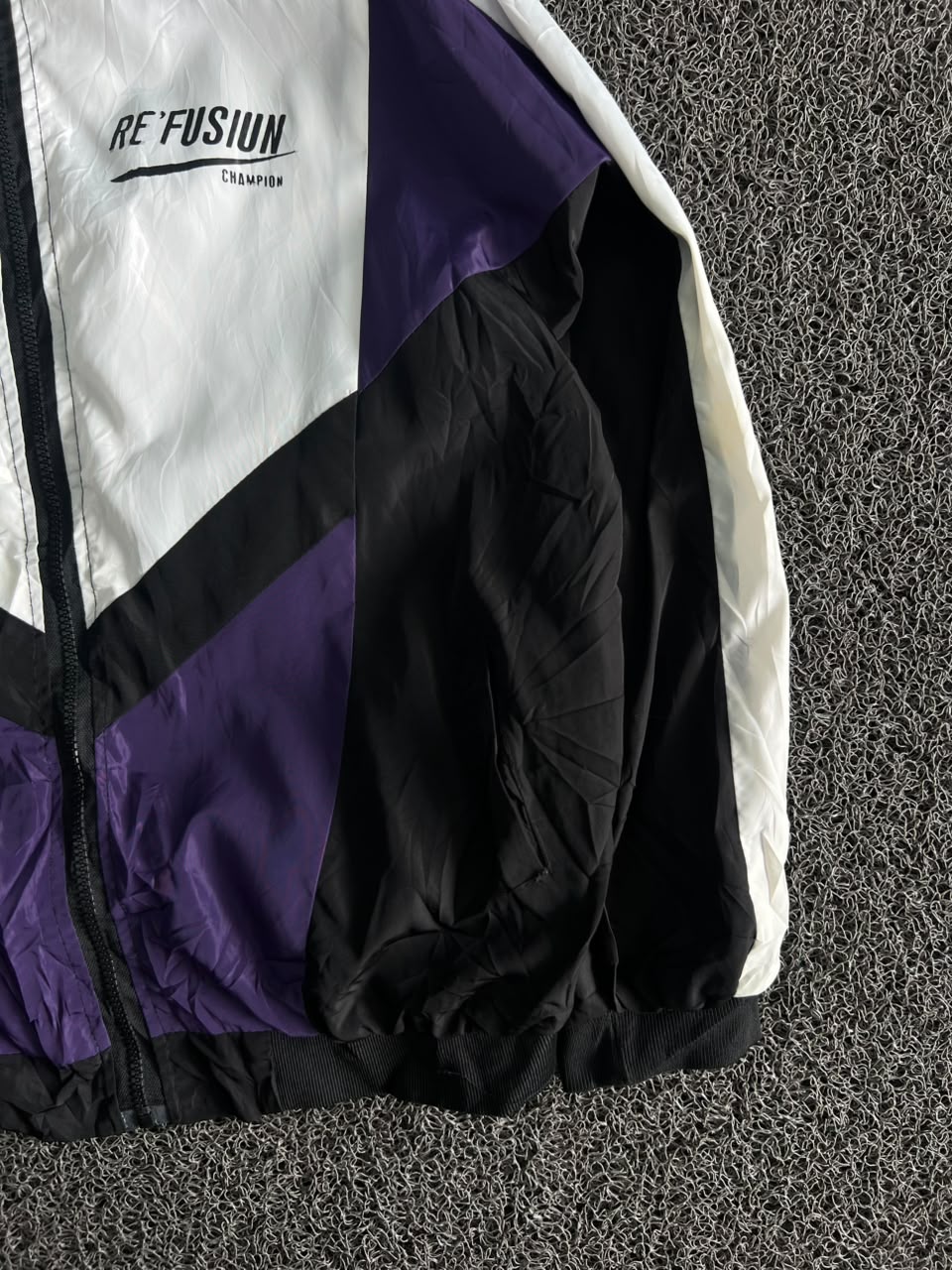 Refusion Colorblock Casual Zip Jacket