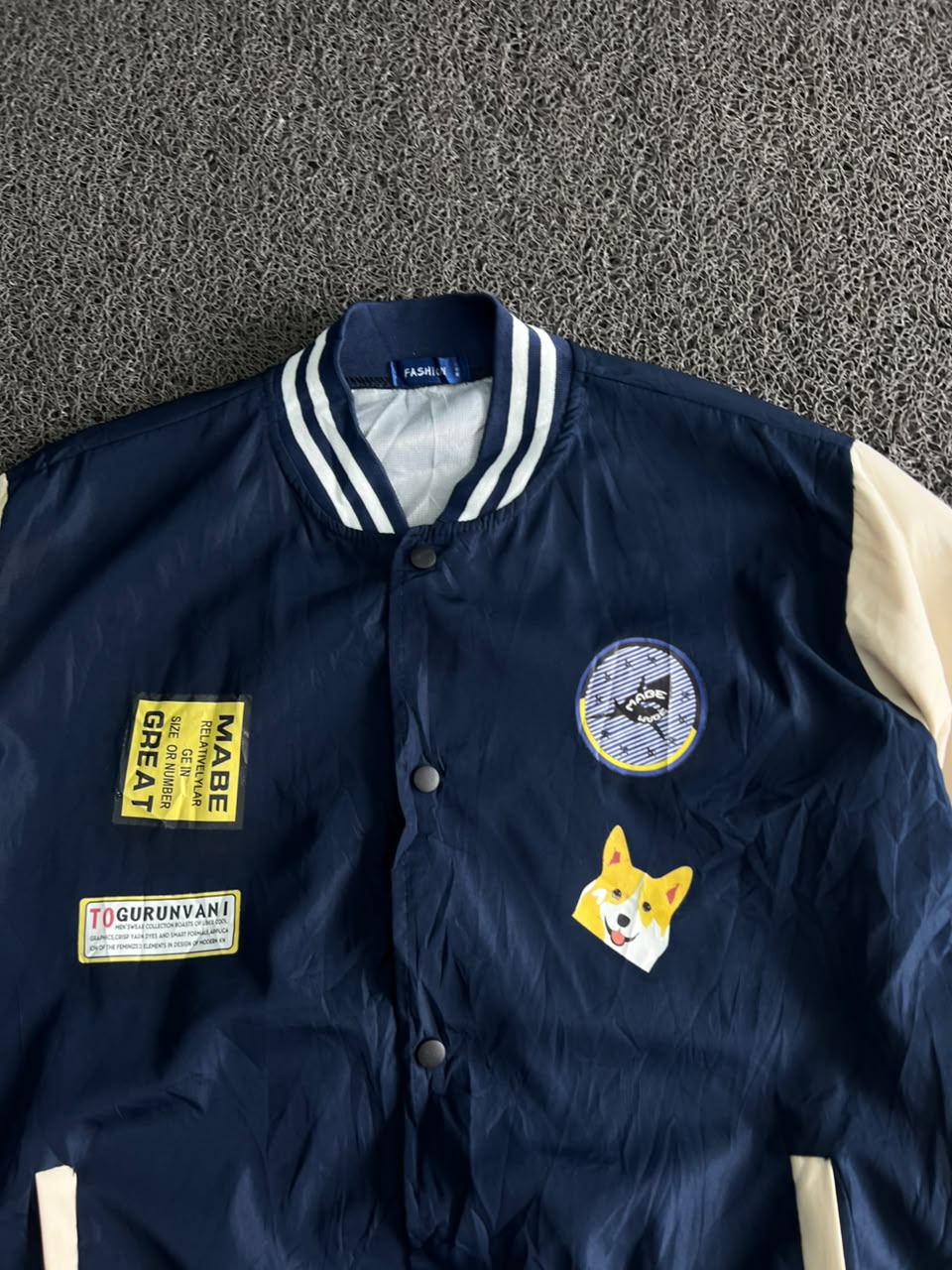 Classic Letterman Varsity Jacket – Snap Button