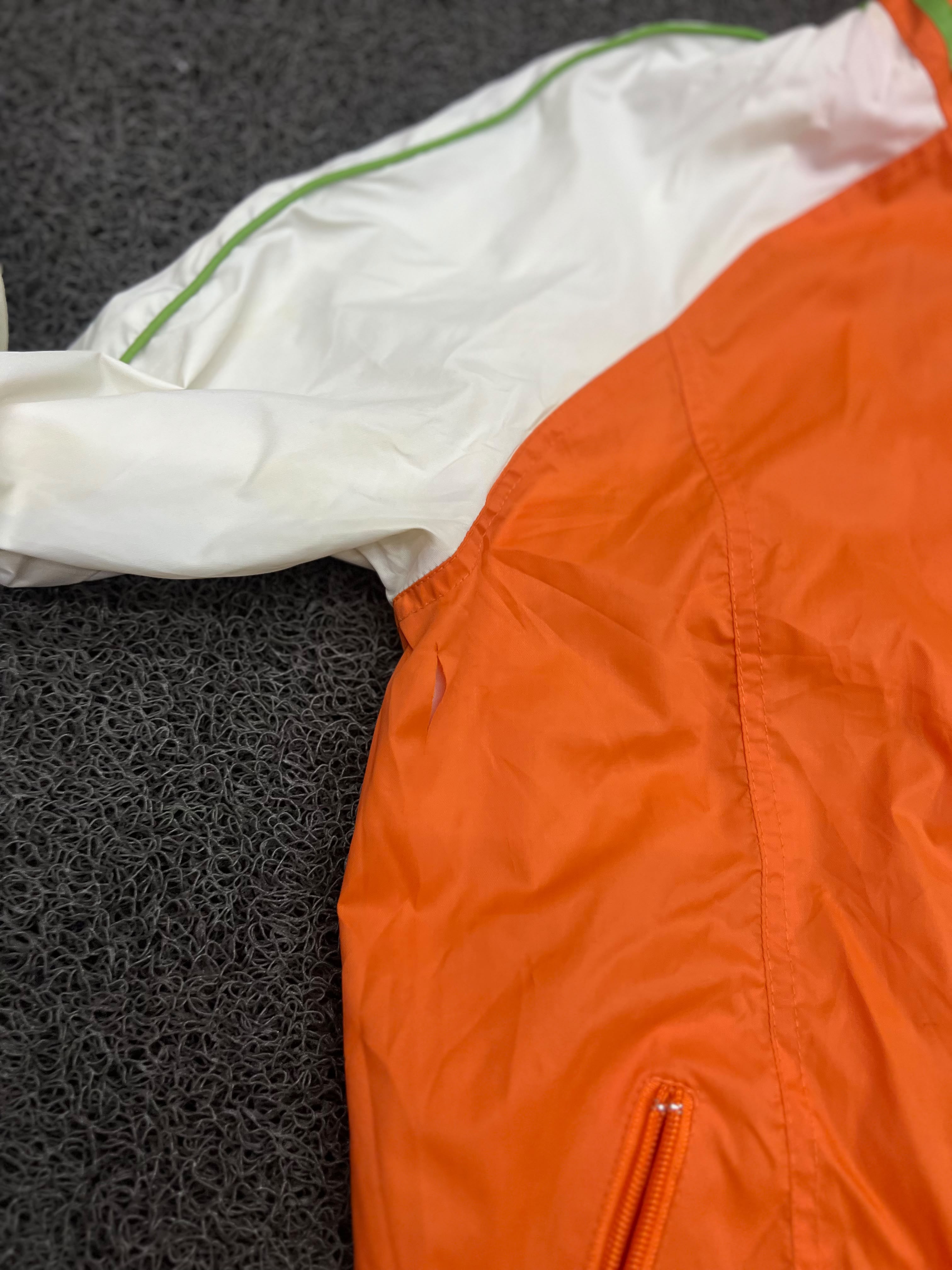 My World Orange Color Block Sports Jacket – Small Scratch ⚠️