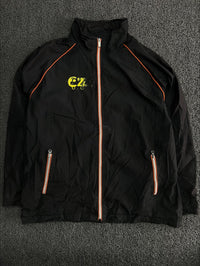 Full-Zip Track Jacket with Orange Piping & Zip Pockets