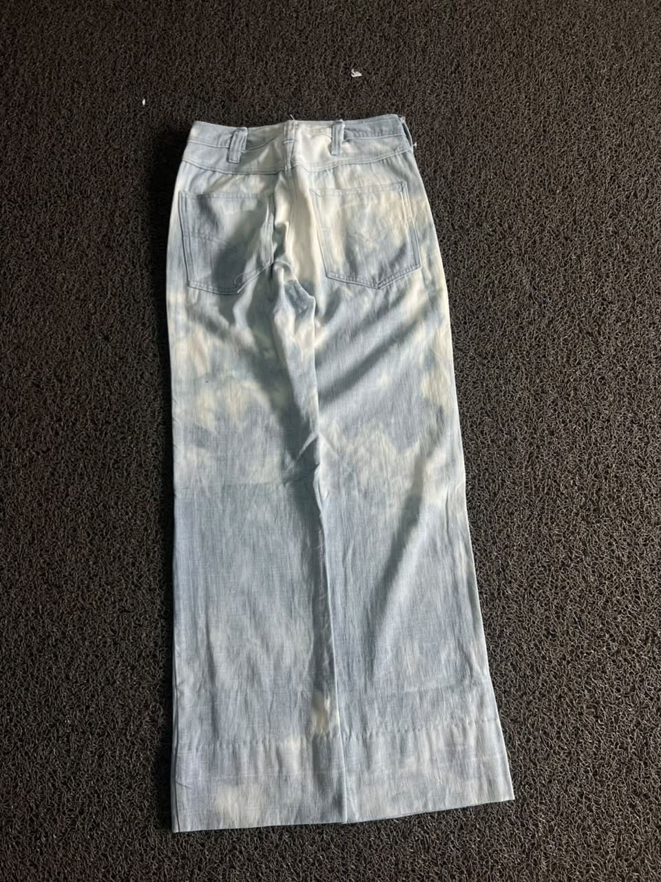 Light Wash Wide Leg Denim Jeans – Casual High-Rise Fit