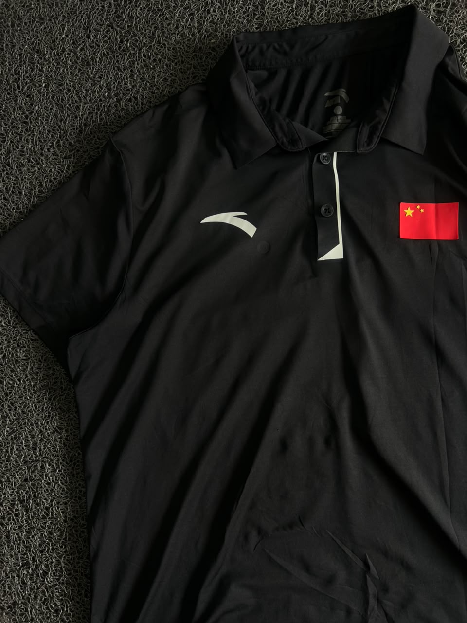Vintage ANTA China Team Polo T-Shirt – Athletic Performance Collared Tee